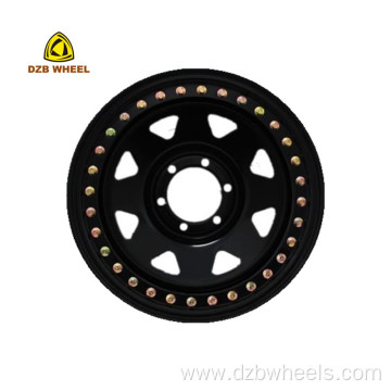 offroad steel rims 16x8 6x139.7 beadlock wheels